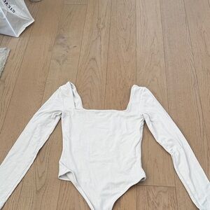 Babaton Cream Long Sleeve Kids Bodysuit